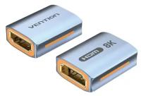 Переходник HDMI v2.1 19F(мама) 19F(мама) Vention 8К Адаптер для соединения кабелей к телевизору арт. AIUH0