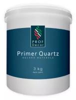 Специальный грунт под фактурные штукатурки Prof Decor Primer Quartz Prof - 3 литра