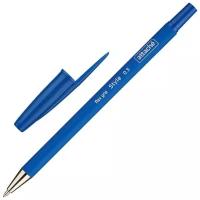 Ручка шариковая Attache Style (0.5мм, синий цвет чернил, прорезиненный корпус)