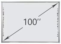 Интерактивная доска DTWB100SM10A00ALG, 10 касаний, диагональ 100 дюймов, цвет рамки серый