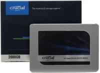 Накопитель SSD Crucial SATA III 2Tb CT2000MX500SSD1 MX500 2.5