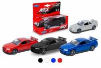 Машинка WELLY NISSAN SKYLINE GT-R R34 / модель машины 1:38 с пружинным механизмом / цвет в ассортименте