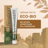 Зубная паста PRESIDENT Eco-bio Натуральная 75г