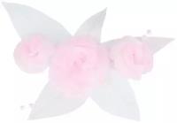 Бутоньерка свадебная 4 4053 бл.розовый (01)