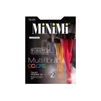 Цветные матовые женские колготки Minimi MULTIFIBRA COLORS 70, размер 3, цвет Оранжевый