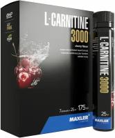 Стимуляторы похудения Maxler L-Carnitine 3000 Shots (7х25 мл) Вишня