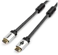 Аудио-видео, оптические шнуры Atcom Кабель HDMI-HDMI v2.0 3,0м Atcom (HIGH speed, Metal gold, в оплетке, пакет)