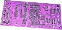 DENDY Junior 8 Bit Purple Печатная плата PCB для сборки