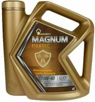 Полусинтетическое моторное масло роснефть Magnum Maxtec 10w40 SL/CF п/с 4л