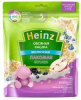 Каша овсяная молочная Heinz Лакомая Яблоко, черника, черная смородина, с 5 месяцев