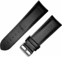 Ремешок для часов Ardi 2608-01-1-1 М Classic Черный кожаный объемный ремень для мужских наручных часов из натуральной кожи 26 мм матовый гладкий