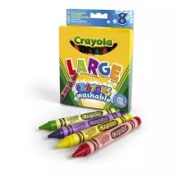 Crayola Восковые мелки смываемые Супер чисто, 8 цветов