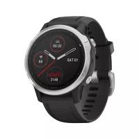 Умные часы Garmin Fenix 6S NFC, серебристый/черный