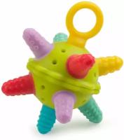 Прорезыватель-погремушка Happy Baby Silicone teether 20028