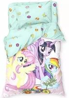 Детское постельное белье 1,5 спальное Pony team My Little Pony 143х215 см, 150х214 см, 50х70 см -1 шт