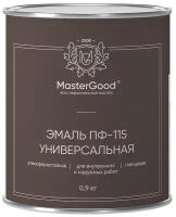 Эмаль универсальная ПФ-115 Master Good глянцевая (0,9кг) черный