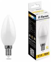 Лампа светодиодная Feron LB-570 25798, E14, C37