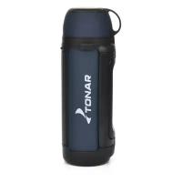 Термос HS.TM-042 1700ML (крышка-кружка с ручк, доп.пл.чашка, скл. ручки, ремнь) TONAR