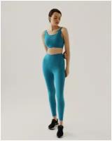 Лосины Criss-Cross Leggings in Turquoise