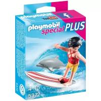 Набор с элементами конструктора Playmobil Special Plus 5372 Серфер с дельфином