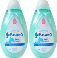 Johnson's Baby Гель для купания Essentials для чувствительной кожи 500 мл в уп, 2 уп (1000 мл)