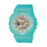 Наручные часы CASIO Baby-G BA-110SC-2AER, бирюзовый, серый