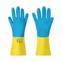 Перчатки неопреновые LAIMA EXPERT неопрен, 90 г/пара, химически устойчивые, х/б напыление, M (средний), 605004