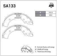 Колодки тормозные задние Sangsin Brake SA133