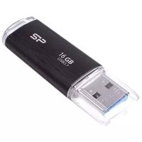 Флеш-память Silicon Power Blaze B02 16GB USB 3.2, черный, пластик