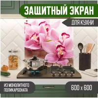 Защитный экран для кухни 600 х 600 х 3 мм 