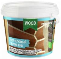 Герметик акриловый шовный высокоэластичный FARBITEX профи WOOD (Артикул: 4300005101; Цвет: Сосна; Фасовка = 3 кг)