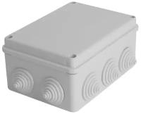 Коробка разветвительная STEKKER EBX10-310-55, 150*110*70мм,10 вводов, IP55, светло-серая (GE41242), 39999