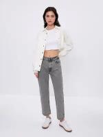 Zarina брюки джинсовые женские, цвет Светло-серый, размер L (RU 48)
