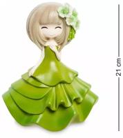 Копилка Девочка в зеленом платье
