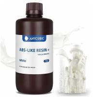 Фотополимерная смола Anycubic ABS+ LIKE Resin + UV Resin для 3D принтера 405нм Белый (White) 1 литр