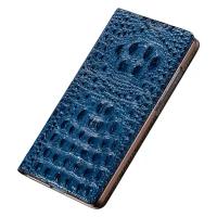 Чехол-книжка MyPads Premium для LG G3 / G3 Dual LTE D855/ D856/ D858 из натуральной кожи с объемным 3D рельефом спинки кожи крокодила роскошный эксклюзивный синий