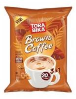 Растворимый кофе Tora Bika Brown Coffee пакет (Индонезия) 500 гр, 20 шт