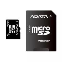 Карта памяти ADATA microSDHC Class 4 + SD adapter