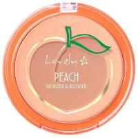 Румяна и бронзирующая пудра для лица LOVELY PEACH BRONZER & BLUSHER