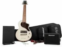 Blackstar Carry On Deluxe White Тревел-гитара в комплекте с комбо FLY 3 BT