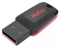 Флеш-накопитель USB 64GB Netac U197 mini чёрный/красный