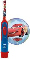 Зубная щетка электрическая Oral-B Disney Cars DB4.510K, сине-красный