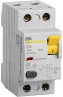 MDV10-2-050-030 Выключатель дифференциального тока IEK ВД1-63 2П 50А 30мА тип AC