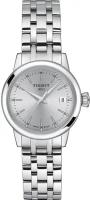 Наручные часы TISSOT T-Classic Женские швейцарские наручные часы Tissot Classic Dream Lady T129.210.11.031.00, серебряный, белый