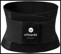 Пояс для похудения Urbanfit корсетного типа, XXL, черный