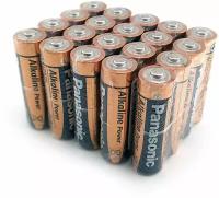Батарейки щелочные Panasonic Alkaline Power AA (LR6) 24 шт. (Пальчиковые)
