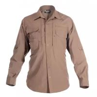 Легкая тактическая мужская рубашка GONGTEX TRAVELLER SHIRT полиэстер-эластан цвет Койот