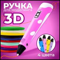 Развивающий набор 3D ручка 3DPEN-2 для детей набор для рисования