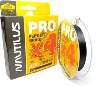 Шнур Nautilus Pro Feeder Braid Black d-0.12 5.5кг 12lb 150м