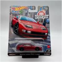 Hot Wheels Premium Детская Машинка Металлическая Коллекционная Модель 1:64 NISSAN 300ZX TWIN TURBO Из Серии RONIN RUN, резиновые колеса